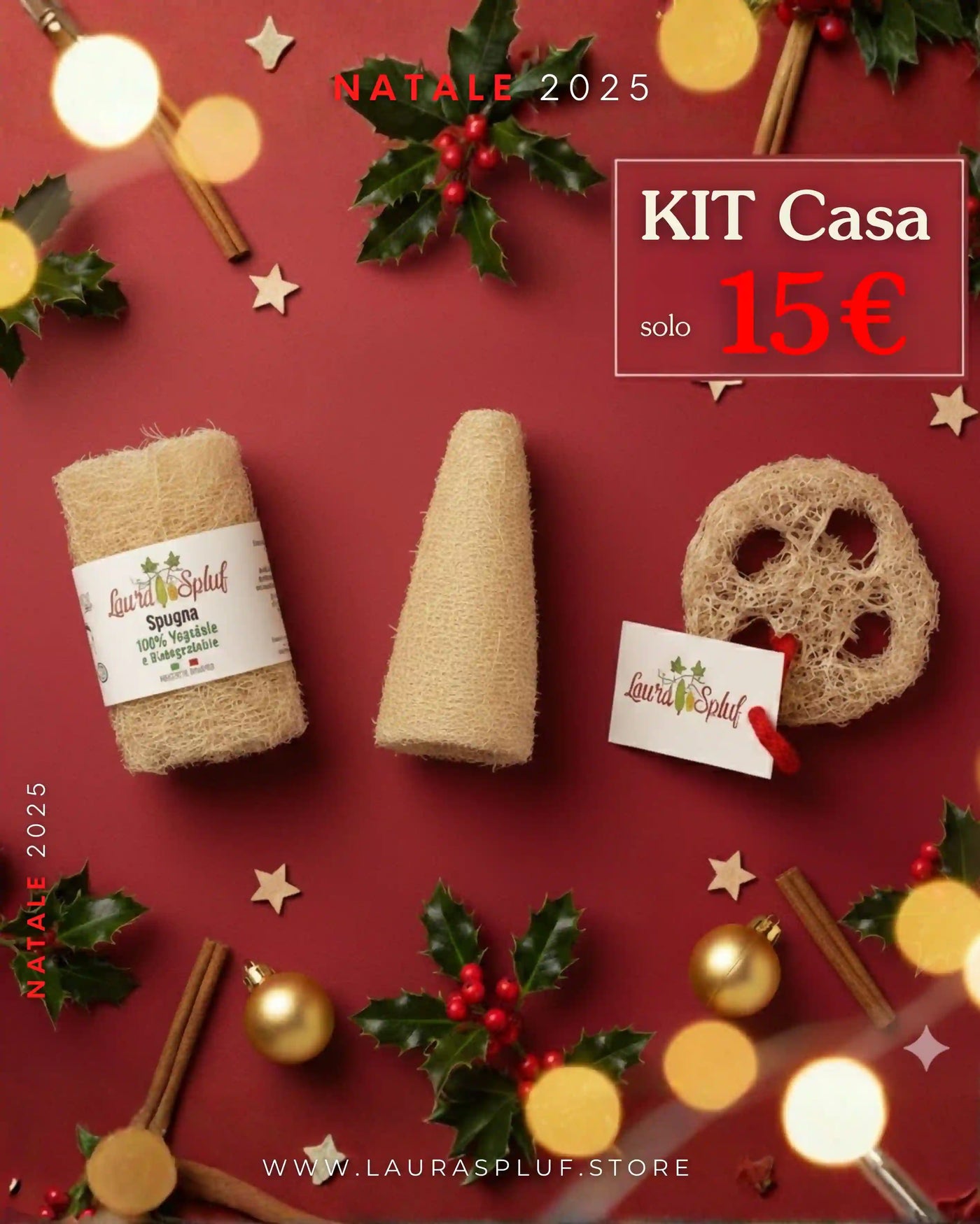 Kit CASA €15  | Spugna Naturale | Laura Spluf"