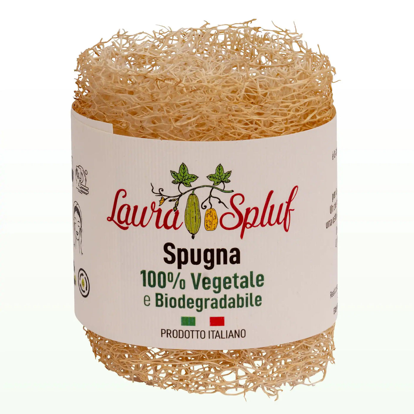 Cilindro di Luffa di Laura Spluf - Spugna Naturale Biodegradabile