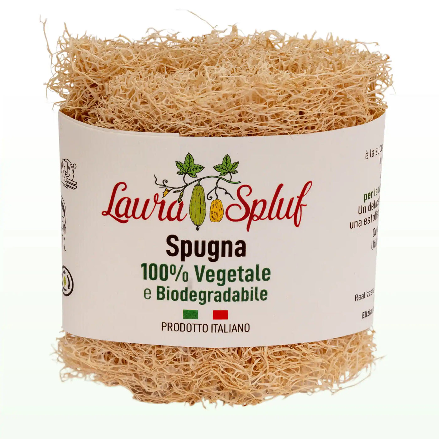 🌿 Laura Spluf: MULTIPACK - Cilindri di Luffa 7 cm - 3 pz. 🌿