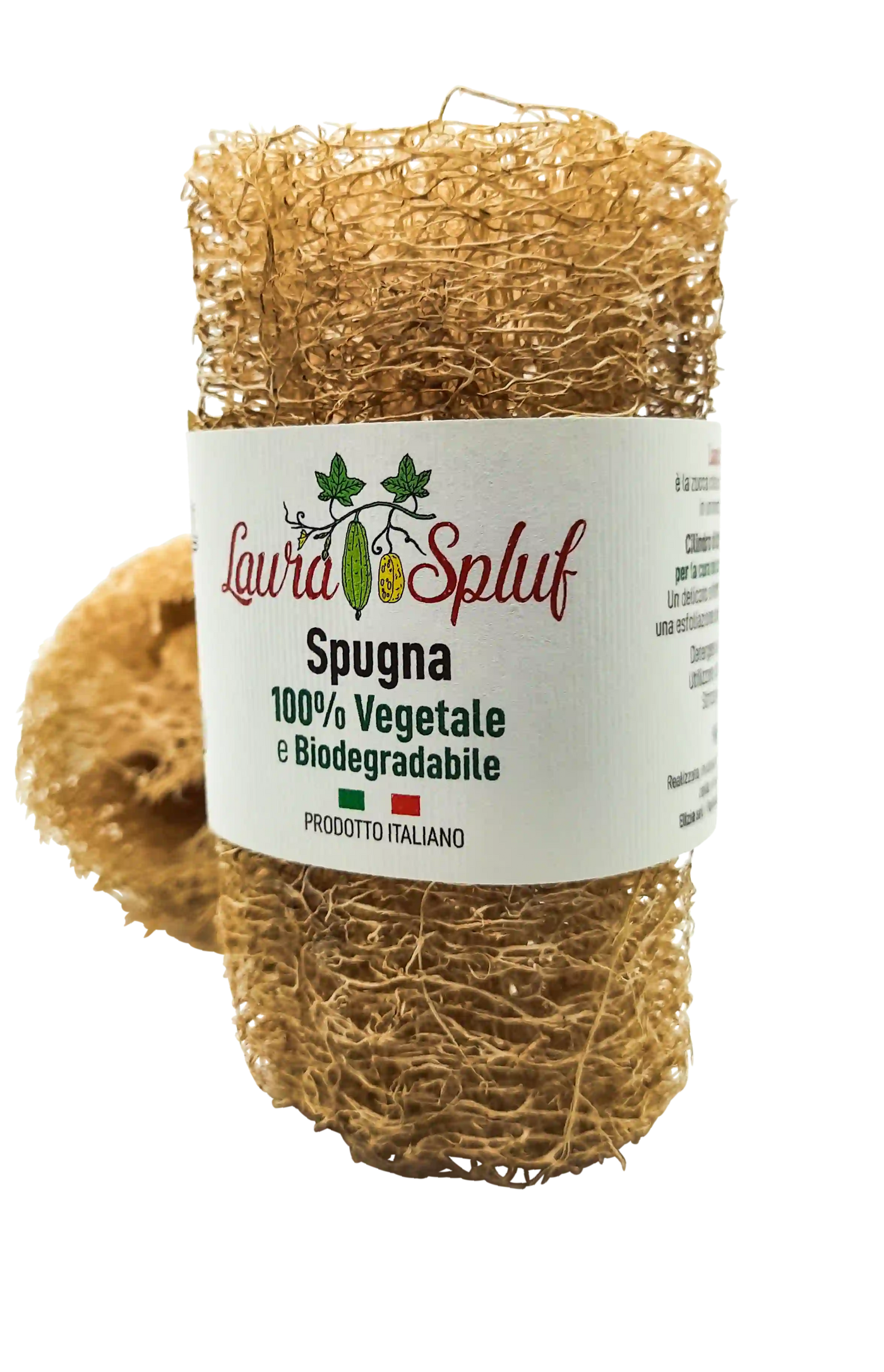 🌱  LAURA SPLUF: CILINDRO DI LUFFA DA 14 CM 🌱